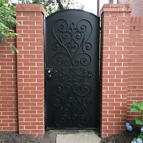 solid metal garden gates